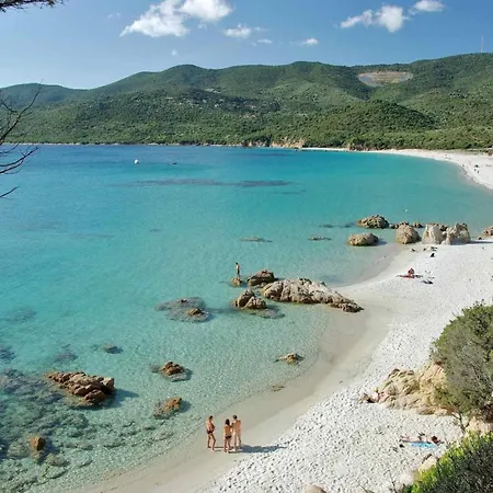 Alba Rossa - Mini - 4 Personnes - Piscine Collective Serra-di-Ferro (Corsica)